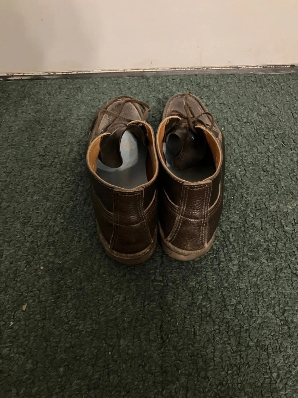 Lot Of (2) WC Russell Moccasin Co boots 9.5 D Berlin Wisconsin USA W C